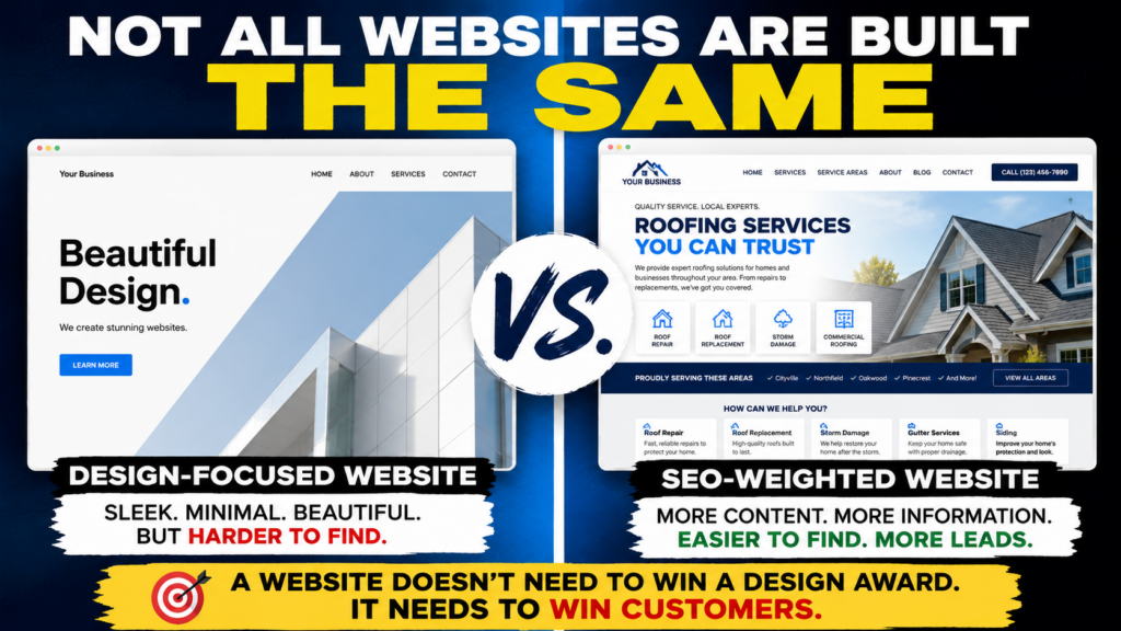 Why SEO Websites Often Look Different Than Design-Focused Websites